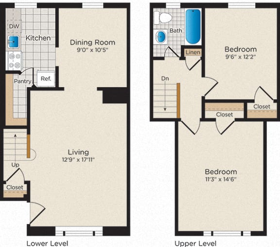 1 Bedrooms in Silver Spring Falkland Chase Floor Plans For Rent